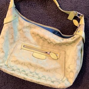 Vintage Coach Bag in Green